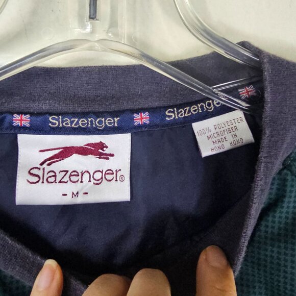 VTG 1999 Slazenger 81st PGA Championship Medinah Pullover M Green Windbreaker - Picture 3 of 7